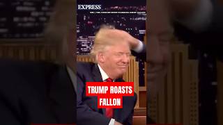 Donald Trump roasts Jimmy Fallon over messing up his hair  WEAK amp PATHETIC [upl. by Vicky]