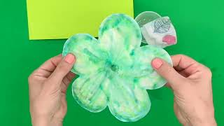 Kids DIY 3D Clover Card by We Craft Box [upl. by Erdied]