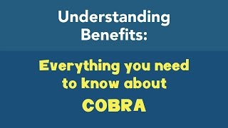 Everything you need to know about COBRA [upl. by Anomas]