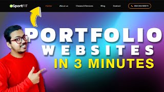 How to make a Portfolio Website using HTML ONLY [upl. by Engeddi]