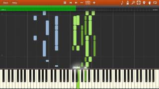 F Chopin  Étude Op 10 No 3 quotTristessequot Synthesia Piano Tutorial [upl. by Ivy]