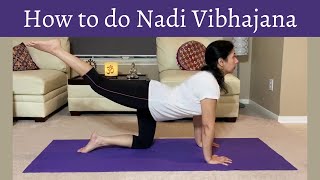 How to do Nadi Vibhajanasana [upl. by Ennair177]