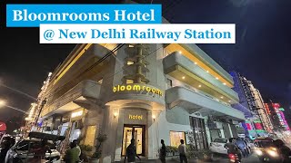 Bloomrooms  New Delhi Railway Station India  Breakfast Clean Room 5 Minutes to Train Station [upl. by Neryt838]