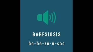 How To Pronounce Babesiosis  Merck Manual Consumer Version [upl. by Nogem207]