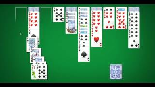 Microsoft Spider Solitaire  Intermediate Two suits [upl. by Eldrid]