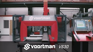 CNC Beam Drilling Machine  Voortman V630 [upl. by Hauser]