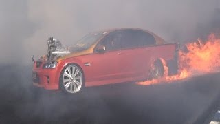 UNLOAD  MASSIVE FIRE AT SUMMERNATS 27 [upl. by Onihc]