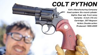 COLT PYTHON 357Magnum 4inch クラウン ガスリボルバー 【シティハンター 冴羽獠の銃】 マック堺 レビュー [upl. by Notak]