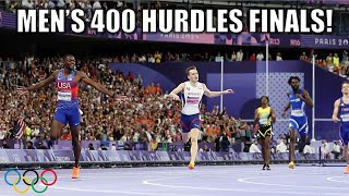 Mens 400 Hurdles Finals Was INCREDIBLE  2024 Paris Olympics [upl. by Aleiram]