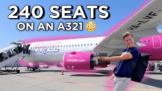 Wizz Air A321neo  The Worlds Densest Airbus A321 [upl. by Zetnas]