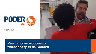 Veja Janones e oposição trocando tapas na Câmara [upl. by Niad]