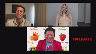 Emma Roberts and Luke Bracey Talk About “Holidate” [upl. by Ringo]