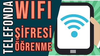 Telefonda WIFI Şifresi Görme Kayıtlı Wifi Şifresini Öğrenme [upl. by Mhoj]