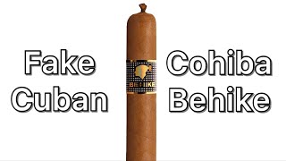 WARNING FAKE CUBAN CIGAR COHIBA BEHIKE 52 FAKE Cuban Cigar Counterfeit HOW TO SPOT FAKE CUBANS [upl. by Timi]