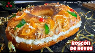 ROSCÓN DE REYES Delicioso y Esponjoso 🤤 [upl. by Nywde292]