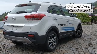 Test Drive  Hyundai Creta Prestige 20 Automático 2017  Curiosidade Automotiva® [upl. by Burkhardt616]