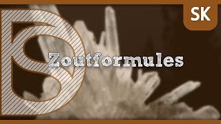 Examen scheikunde  Zoutformules Zouten [upl. by Atirac]