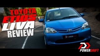 Toyota Etios Liva  Review  PowerDrift [upl. by Derrej]