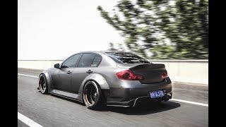 AYs Widebody G37 sedan first look [upl. by Thibaut]