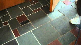 Cleaning grout with steam [upl. by Gregson]