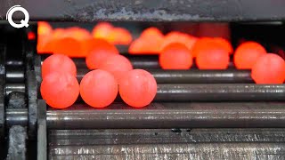 Watch How Steel Balls are manufactured in the factory and Other Amazing Forging Production Methods [upl. by Schoenfelder663]