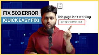 How to QUICKLY fix HTTP 503 Error [upl. by Larkins]