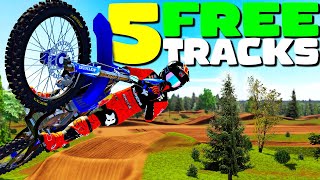 5 AWESOME NEW TRACKS IN MX BIKES [upl. by Dadirac]