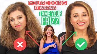 GENIUS Tips to TAME Your FRIZZY Hair [upl. by Ynafit]