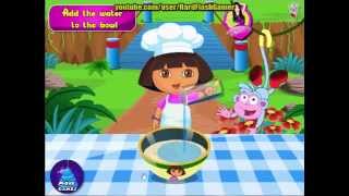 Dora The Explorer  Dora Making Birthday Cake Games [upl. by Ohaus]