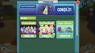 PET EYE SWAP POTION  New Premium Bundles  July Update Animal Jam [upl. by Rollo]