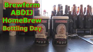 Brewferm ABDIJ Bottling Day 62 HomeBrew Beer Kit UK [upl. by Renelle]