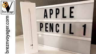 Apple Pencil 1 Generation  Unboxing  verbinden  laden  ersten Anwendung [upl. by Flight]