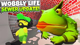 I Unlocked The SEWER in the NEW Wobbly Life Update [upl. by Gnanmas]