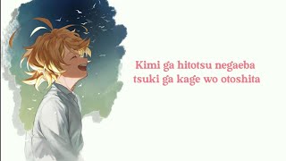 The promised Neverland Season 2 Ending Full Mahou By Myuk  Lyrics [upl. by Liatnahs]