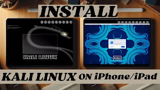 Install Kali Linux on iPhoneiPad  iOS virtual machines [upl. by Englebert]