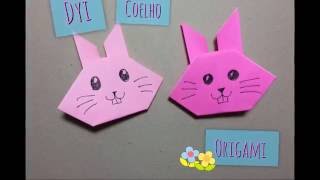 Diy  Coelho de papel fácil Origami [upl. by Aralk591]