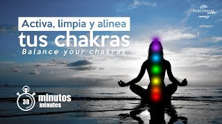 Alineacion de CHAKRAS Limpiar los 7 chakras Comprobado [upl. by Pages884]