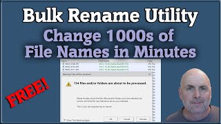 Bulk Rename Utility Windows  Changing 100s or 1000s of File Name [upl. by Kassity247]