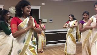 Thiruvathira Dance  Onam 2019 [upl. by Erastatus]