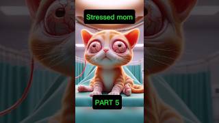 Kitty cat stressed mother PART 5 cute cat sadcatkitty kittycatpoorcataicat aipicturesshorts [upl. by Mw]