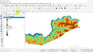 🔴 QGis  Générer le Relief et les Courbes de niveau à partir dun MNTSRTM avec Qgis [upl. by Anoel]