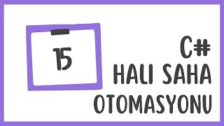 C HALI SAHA OTOMASYONU 15 [upl. by Attenej]