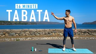 16 MINUTE TABATA WORKOUT  FullBody  No Equipment w Ash Crawford [upl. by Aisilef]