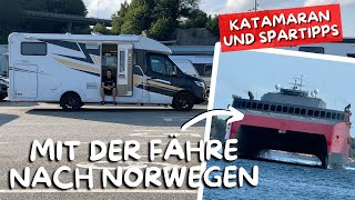 ANREISE mit FÄHRE nach Norwegen 🇸🇪🚢 SPARTIPPS für Wohnmobil💰 Katamaran Fjord FSTR Fjordline [upl. by Irfan826]