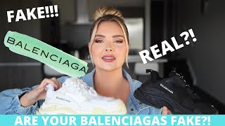 HOW TO SPOT FAKE BALENCIAGA TRIPLE S  REAL VS FAKE [upl. by Rese]