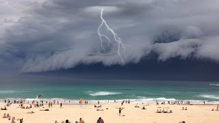 Giant Shelf Clouds Caught On Camera [upl. by Aloisius]