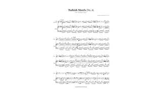 Turkish March by Beethoven for Alto Saxophone and Piano  ARRANGEMENT [upl. by Nairadas]