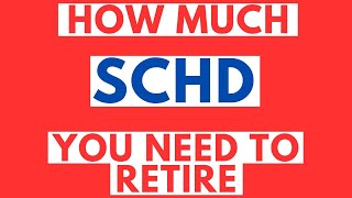 This is How Much SCHD You Need to Retire And How Soon [upl. by Tilly]