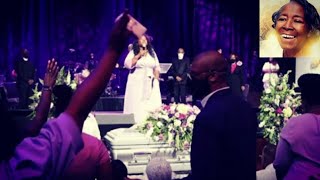 RIP Duranice Pace Tearing It Up At Her Mother Paces Funeral Service [upl. by Sidman]