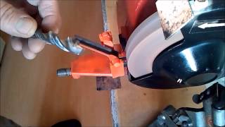 Twist Drill Grinding Jig Easy way Part 1 [upl. by Baseler]